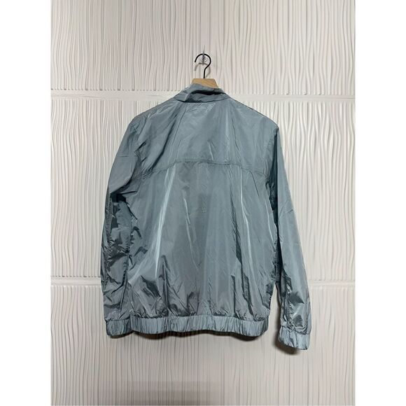 NWT Rains Women’s Bomber Windbreaker Track Jacket - Sky - L - Picture 4 of 8